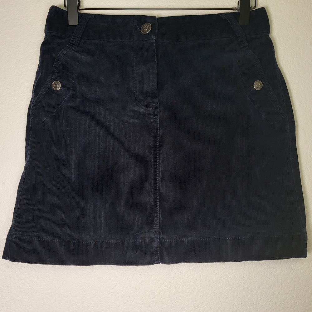 J.Crew Corduroy Mini Skirt size 2